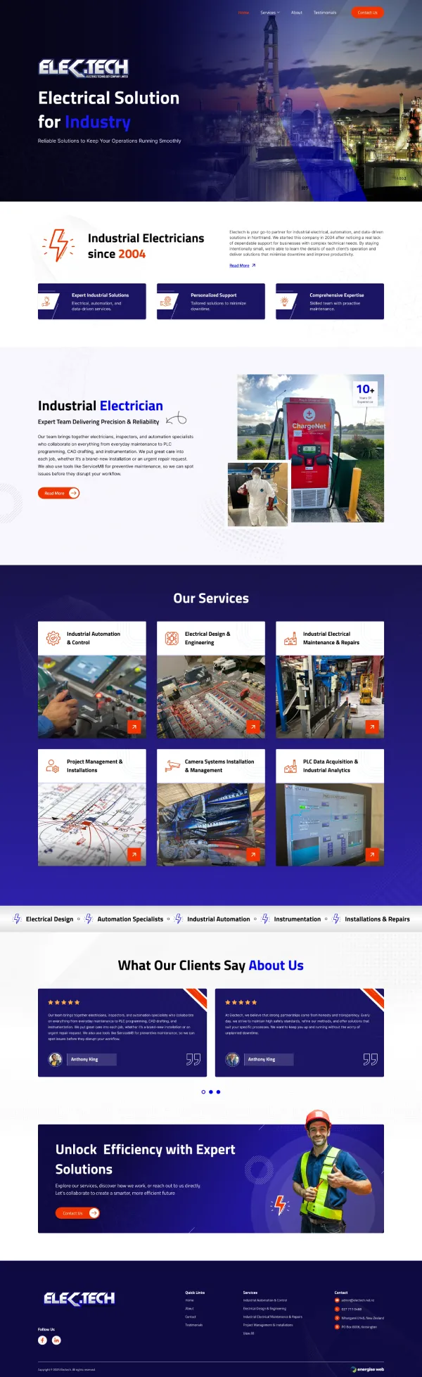 Electech Website